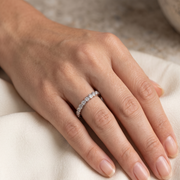 Classic 925 Silver Full Eternity Ring